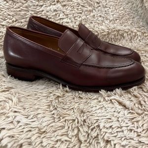 Meermin Burgundy Calf loafers. US 9/UK 8